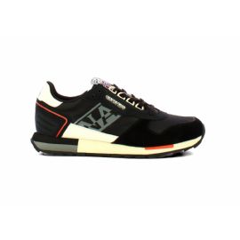 SNEAKERS NAPAPIJRI UOMO SUEDE/NYLON RUNNING BLACK/GREY NP0A4H6JCO Z02