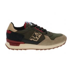 SNEAKERS NAPAPIJRI UOMO SUEDE/NYLON SNEAKER TAUPE/GREEN NP0A4HVC NAA