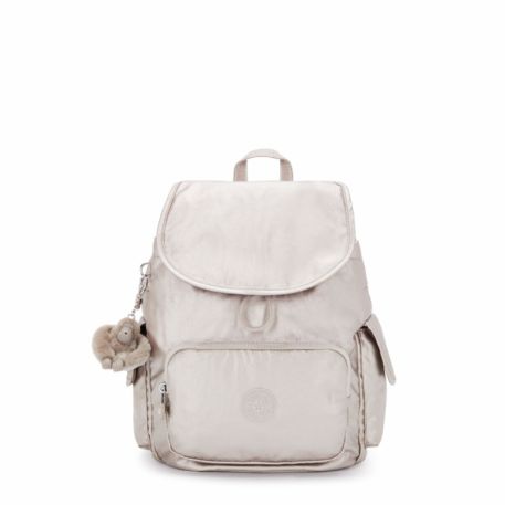 ZAINO KIPLING DONNA CITY PACK S METALLIG GLOW 33,5X19X27CM  KPK1564148I1