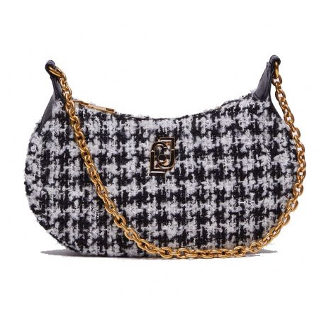 BORSA LIU JO DONNA PIED DE POULE TESSUTO BOUCLE' AF3110 T6534 09E64