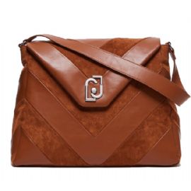 BORSA LIU JO BETTER DONNA TRACOLLA MARRONE IN PU MATELASSE' AF3212 E0057 81148