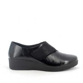 MOCASSINO ENVAL SOFT DONNA NAPLAK/NERO VELCRO 2756600