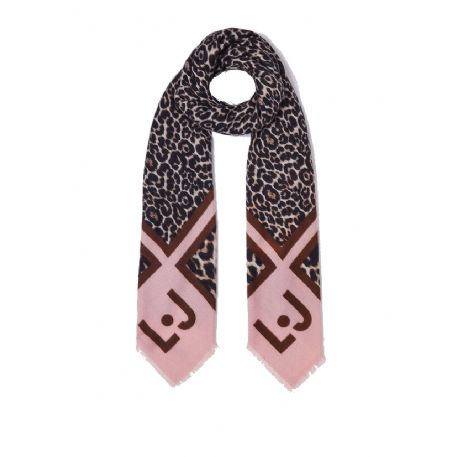 FOULARD LIU JO BETTER DONNA ANIMALIER NATURALE 120x120 2F3135 T0300 00005