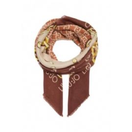 FOULARD LIU JO DONNA CHOCOLAT 117x122cm 2F3126 T0300 01138