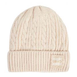 CAPPELLINO LIU JO DONNA STRUTTURA A MAGLIA CALDO ECRU 2F3067 M0300 00086