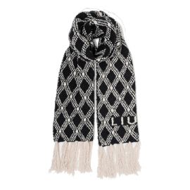 SCIARPA LIU JO DONNA BIANCO NERO 2F3036 M0300 00054