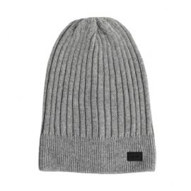 BERRETTO GAUDì BEANIE A COSTE IN MISTO LANA GREY V3AI-11457_V0081