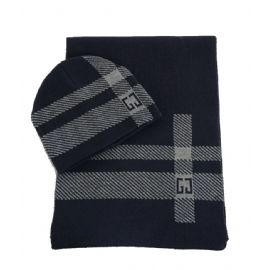 BERRETTO BEANIE E SCIARPA COORDINATI GAUDì MOTIVO A RIGHE V3AI-11458_V0081