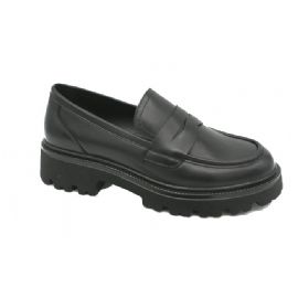 MOCASSINO KEYS DONNA IN PELLE NERO K-8671 COD.K8082 BLACK 