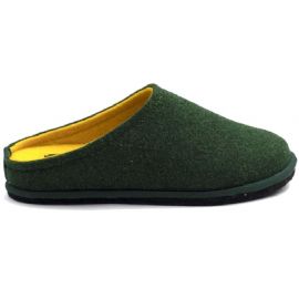 CIABATTA LOWENWEISS UNISEX  IN FELTRO DI LANA VERDE BOSCO GIALLO 6800BC 477 980