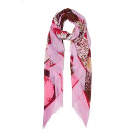 FOULARD LIU JO DONNA STOLA TESSUTO GARZATO LAVANDA 2A4045 T0300 43209