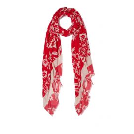 FOULARD LIU JO DONNA STOLA CON STAMPA RED 90X180CM 2A4054 T0300 X0210