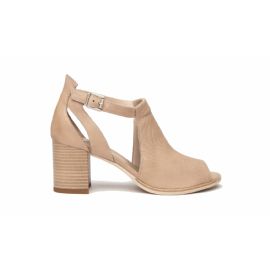 TRONCHETTI NEROGIARDINI DONNA PELLE CHAMPAGNE LUCKY 7CM E409760D/439