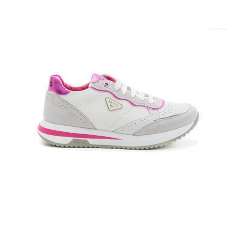 SNEAKERS KEYS DONNA WHITE FUXIA K-9232 K8448