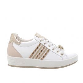 SNEAKERS IGI&CO DONNA NAPPA SOFT BIANCO/NATURALE 5657211