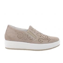 SNEAKERS SLIP-ON IGI&CO DONNA SCAMOSCIATO/TESSUTO VISONE 5657322