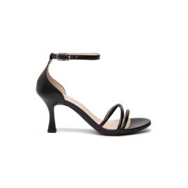 SANDALI CON TACCO NEROGIARDINI PELLE NERO TACCO 7,5CM E410120DE/100