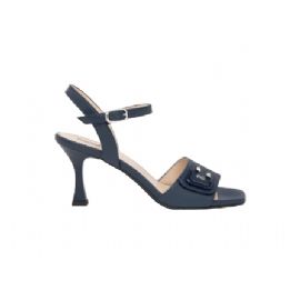 SANDALI CON TACCO NEROGIARDINI DONNA NAPPA PANDORA BLU 69 TPU TITTI NERO TACCO 7,5CM E410140DE/200