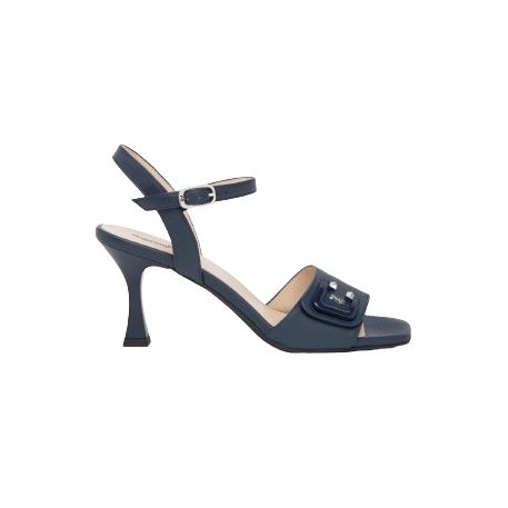 SANDALI CON TACCO NEROGIARDINI DONNA NAPPA PANDORA BLU 69 TPU TITTI NERO TACCO 7,5CM E410140DE/200