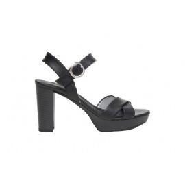 SANDALI CON TACCO NEROGIARDINI DONNA TAMIGI NERO TPU LICIA PLATO' TACCO 9CM E410370D/100