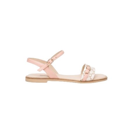 SANDALI NEROGIARDINI DONNA T.GIOVE BEIGE/NOCCIO NAPPA PANDORA ROSA TR FAVARA BEIGE E410480D/412