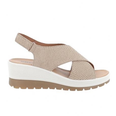 SANDALO CON ZEPPA IGI&CO DONNA  BEIGE IRIDESCENTE 5667333