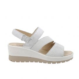 SANDALO CON ZEPPA IGI&CO DONNA BIANCO IRIDESCENTE 5667411