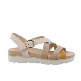 SANDALI  IGI&CO DONNA IN PELLE NAPPA ECRU/BEIGE 5671222