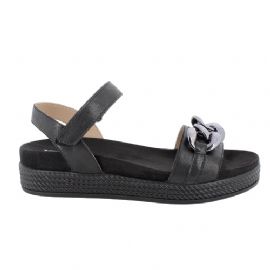 SANDALI  IGI&CO DONNA IN PELLE PARKE NERO 5672400