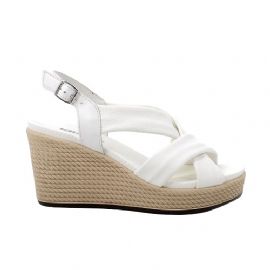 SANDALO CON ZEPPA IGI&CO DONNA PELLE BIANCO 5673611