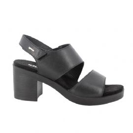 SANDALO CON TACCO IGI&CO DONNA NAPPA SOFT NERO TACCO 6,8CM 5676300