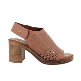 SANDALI CON TACCO IGI&CO DONNA PELLE MARRONE CUOIO TACCO 7,5CM 5690511