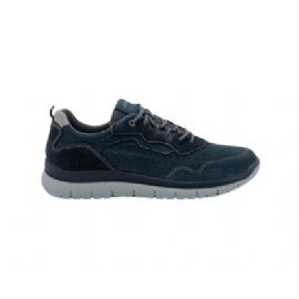 SNEAKERS ENVAL SOFT UOMO PELLE SCAMOSCIATA NAGUM BLU 5729500