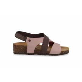 SANDALO BIONATURA DONNA 12A2390 IMB NBK ROSA POLV/T.MORO 12A2390-I-NBRPTM