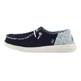 MOCASSINO HEY DUDE DONNA WENDY FUNK JACQUARD BLUE W HD.40736/425