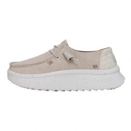 MOCASSINO HEY DUDE DONNA WENDY PEAK CHAMBRAY W CREAM HD.40255/13R