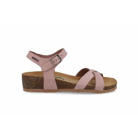 SANDALI BIONATURA 12 FREGENE IMB. NABUK ROSA POLVERE 12FREGE-I-NABRSP