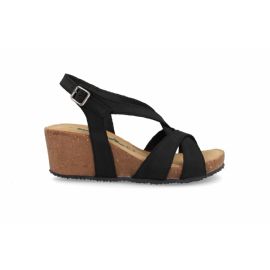 SANDALI BIONATURA DONNA 37 MARATEA IMB. NABUK NERO 37MARAT-I-NANER