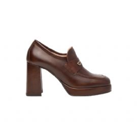 MOCASSINI NEROGIARDINI DONNA DELAVATO BEIGE TPU ORTONA FERRARA TACCO 9CM I410904D/412