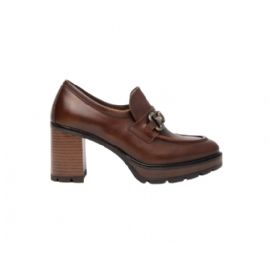 MOCASSINI NEROGIARDINI DONNA DELAVATO BEIGE TR PONZA  TACCO 8CMI411432D/412