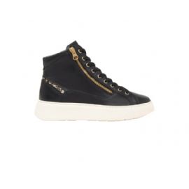 SNEAKERS ALTA NEROGIARDINI DONNA GUANTO NERO T.GLITTER  GONZAGA  I411601D/100