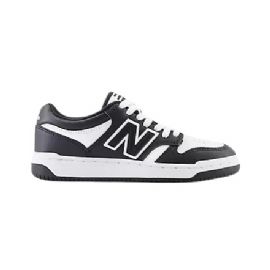 SNEAKERS NEW BALANCE KIDS B480 LACE LIFESTYLE BLACK SYNTETIC LEATHER GSB480BW