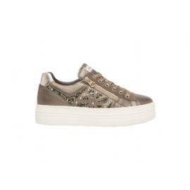 SNEAKERS NEROGIARDINI DONNA BAGOYA BROWN VELOUR FANGO I411611D/322