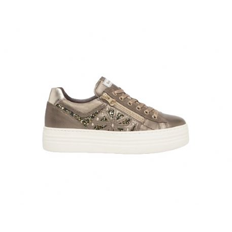 SNEAKERS NEROGIARDINI DONNA BAGOYA BROWN VELOUR FANGO I411611D/322