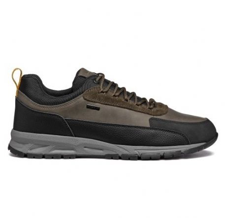 SNEAKERS GEOX UOMO U DORAY B ABX B - TUMB.SYNT.LE  MILITARY/BLACK U260MB 0BUME C0498