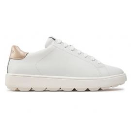 SNEAKERS GEOX DONNA SPHERICA ECUB-1  WHITE/LT GOLD D45WEA 09B04 C0005