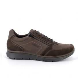 SNEAKERS ENVAL SOFT UOMO IN PELLE CAFFE' LACCI+ZIP  6720711
