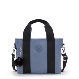 BORSA KIPLING DONNA MANICO E TRACOLLA REMOVIBILE MINTA M BLUE LOVER 23,5X15,5X35XCM KPKI772556V1