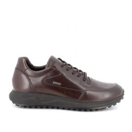 SNEAKERS IGI&CO UOMO GORE-TEX IN PELLE MARRONE SCURO 6638311