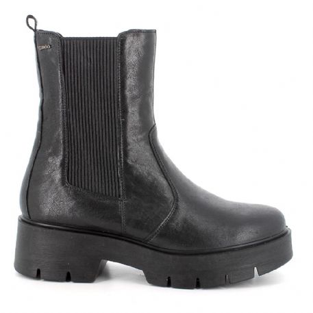 STIVALETTI IGI&CO DONNA IN PELLE NERO BEATLES CON TACCO 5CM 6665700